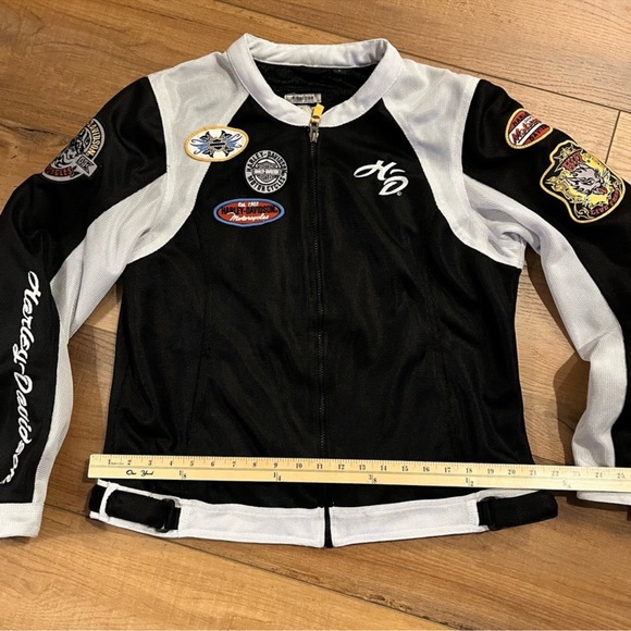 Harley-Davidson Women’s - 2 in 1 Nylon Riding Jacket Size L Embroidered Patches - Picture 16 of 16